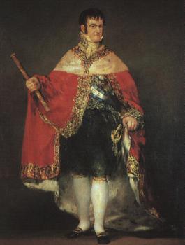 Ferdinand 7 in his Robes of State